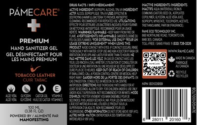 Label (100ml Gel Tob Iso)